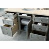 James Martin Vanities Brittany 60in Single Vanity, Urban Gray w/ 3 CM Eternal Marfil Quartz Top 650-V60S-UGR-3EMR